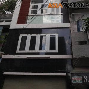 Mặt tiền ốp đá kim sa trung