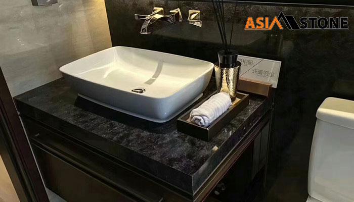 Mẫu chậu rửa mặt bàn đá bếp